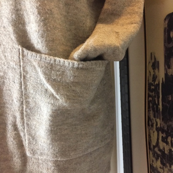 Boxy Dreamers tan knit sheath sweater dress - Picture 4 of 13